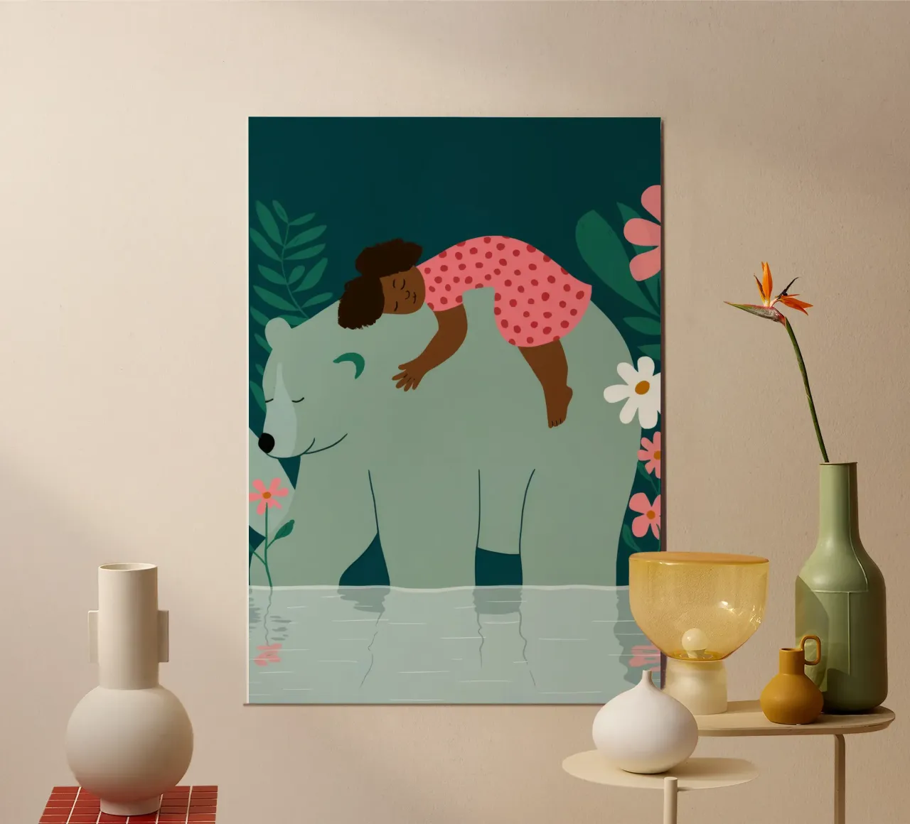 Repose-dos d'ours poster de Emery Kate