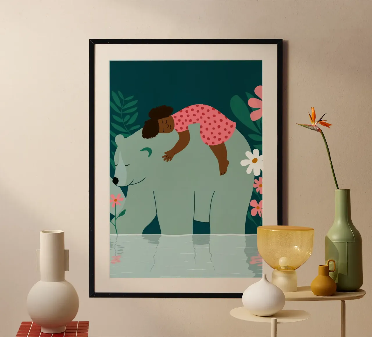 Repose-dos d'ours poster de Emery Kate