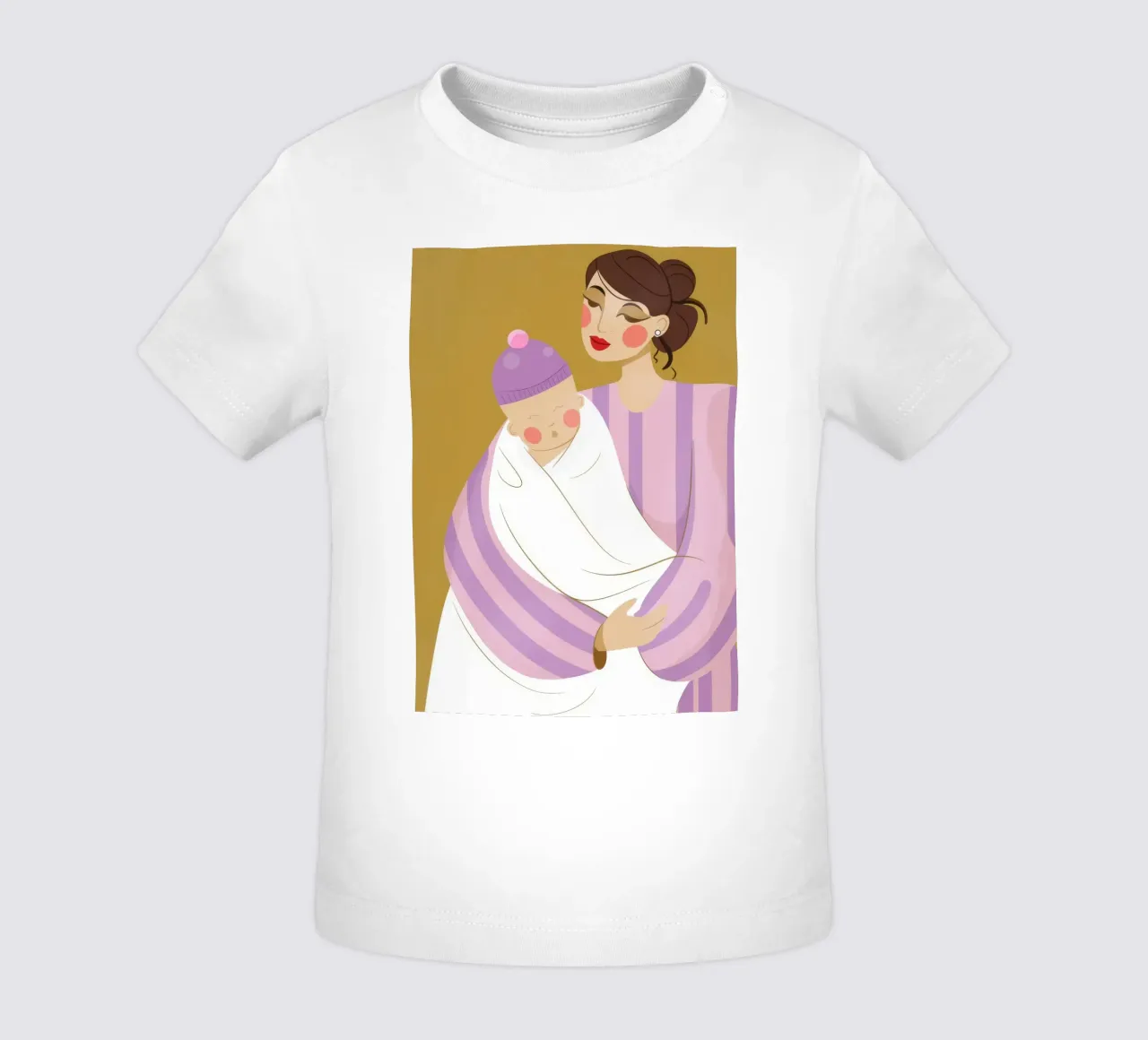 Mother and Baby baby t-shirt by Emery Kate