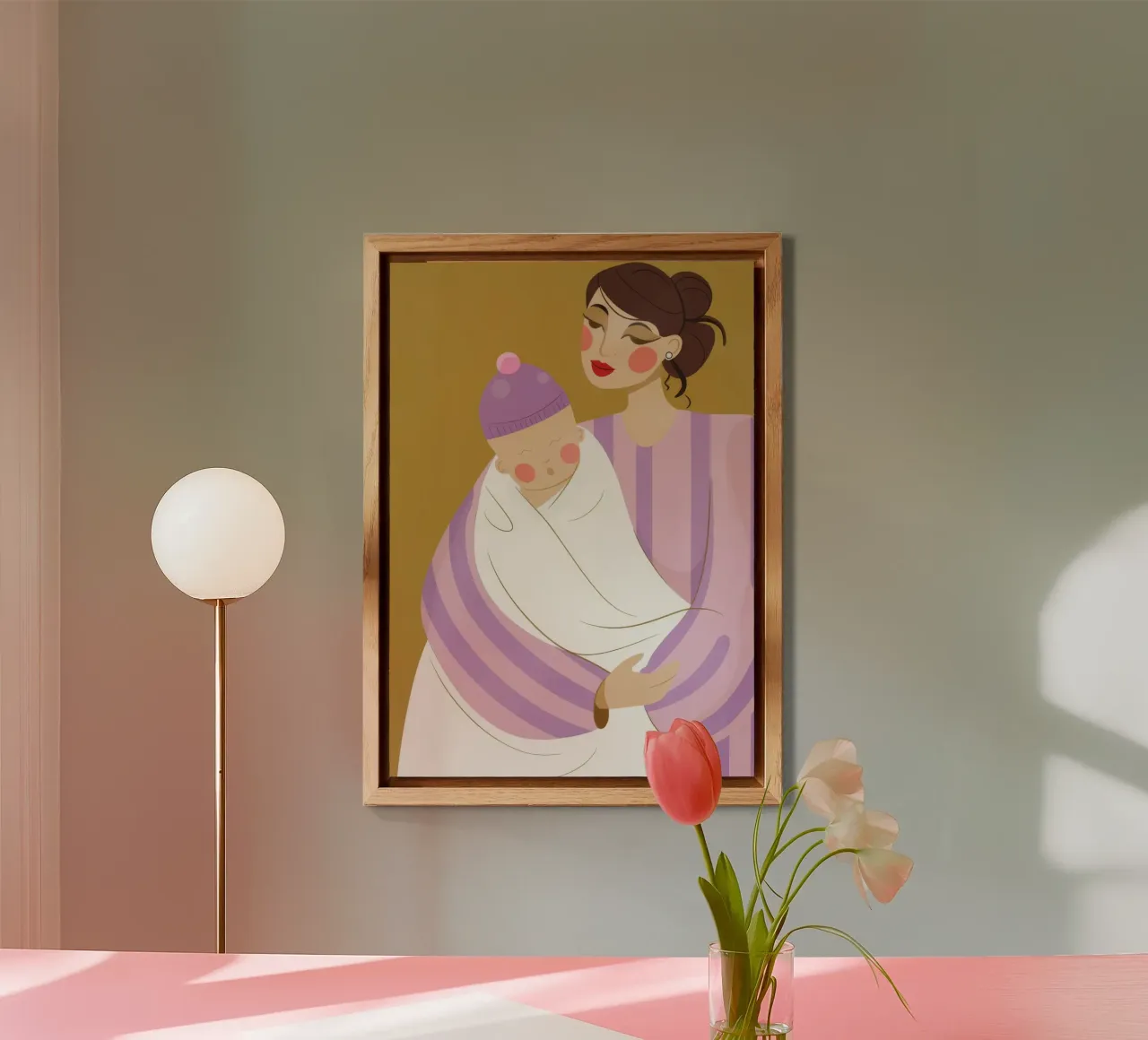 Mother and Baby forex plate by Emery Kate