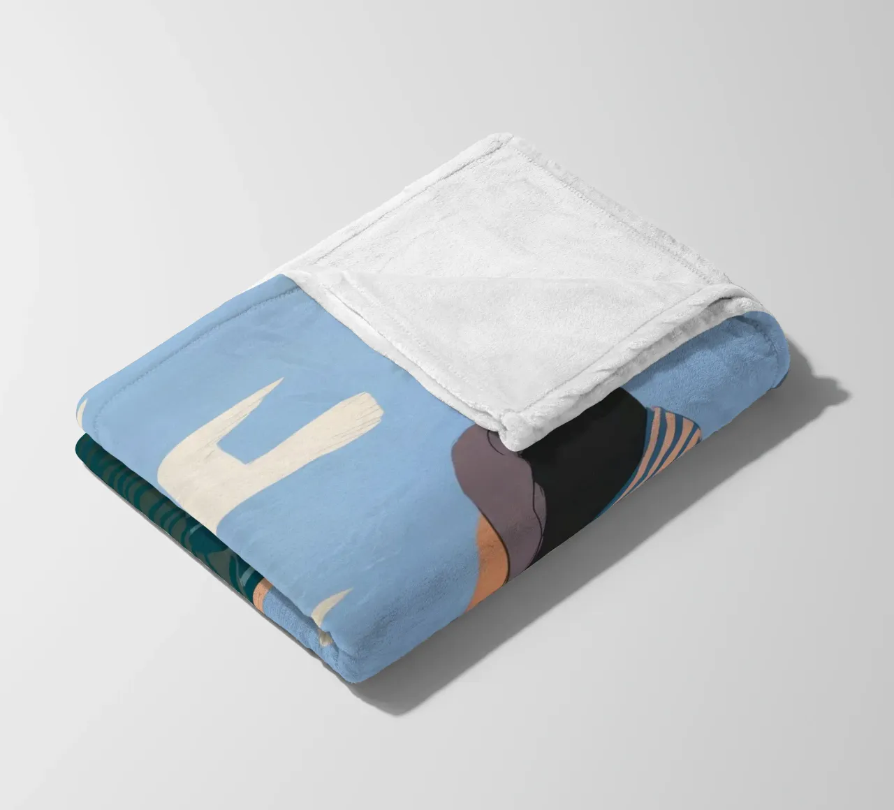 Contemplazione in riva al mare coperta in pile da Emery Kate