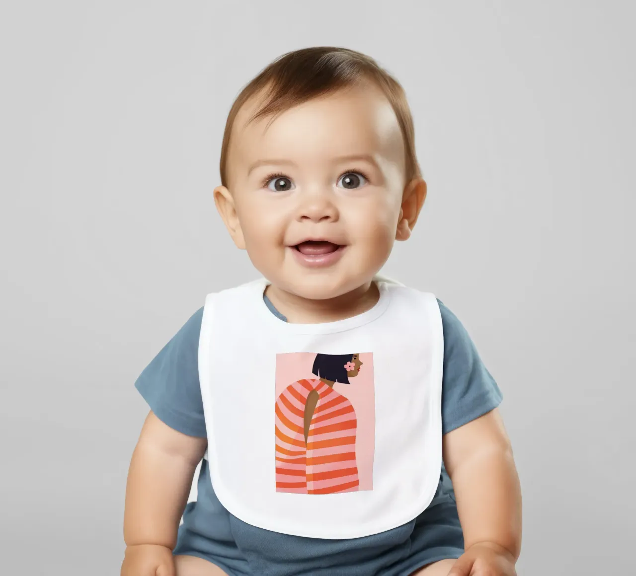 Camisa de rayas Volver babero de Emery Kate