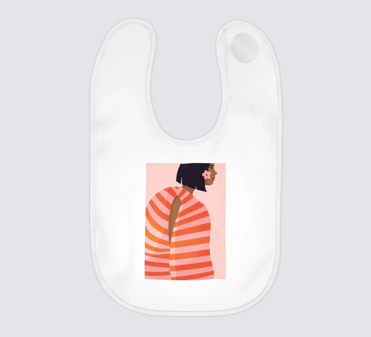Camicia a righe sul retro bavaglino da Emery Kate