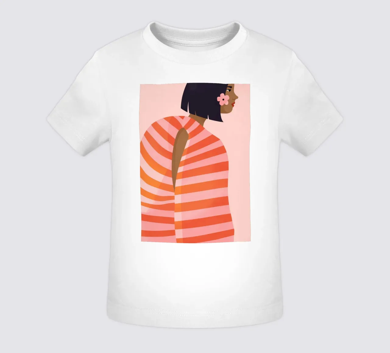 Camicia a righe sul retro maglietta neonato da Emery Kate