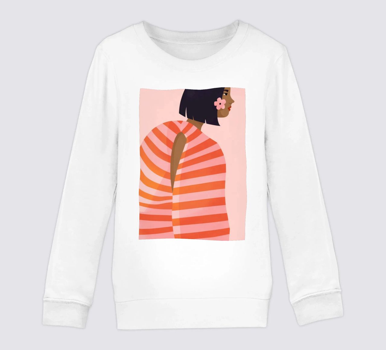 Camicia a righe sul retro felpa bambino da Emery Kate