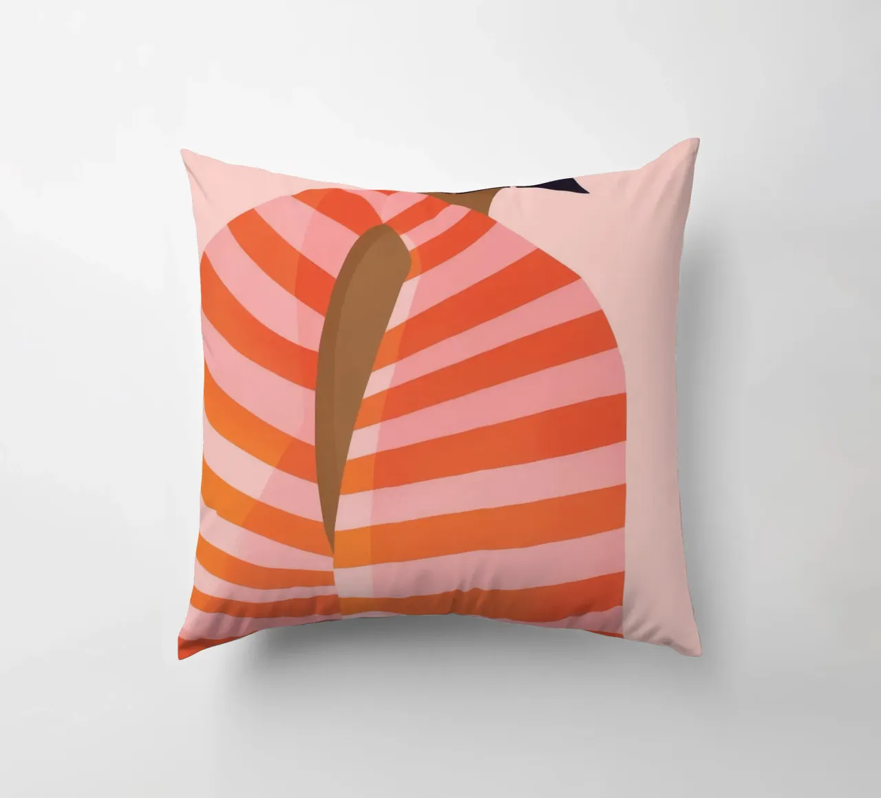 Gestreiftes Hemd hinten Kissen von Emery Kate