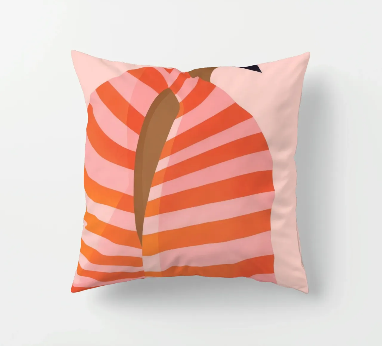 Gestreiftes Hemd hinten Kissen von Emery Kate