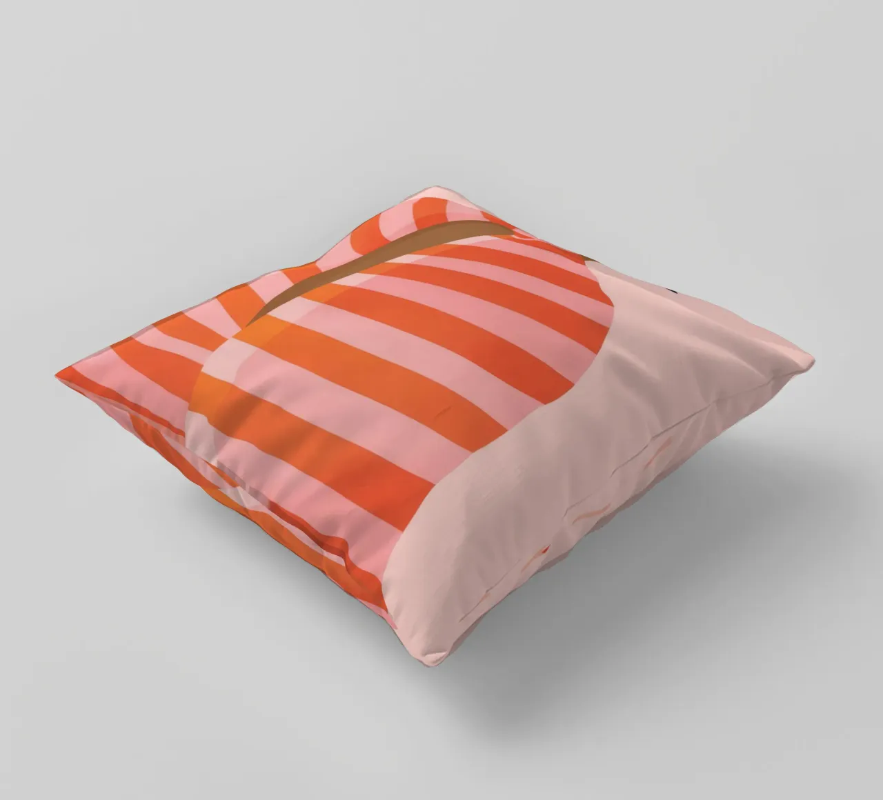 Gestreiftes Hemd hinten Kissen von Emery Kate