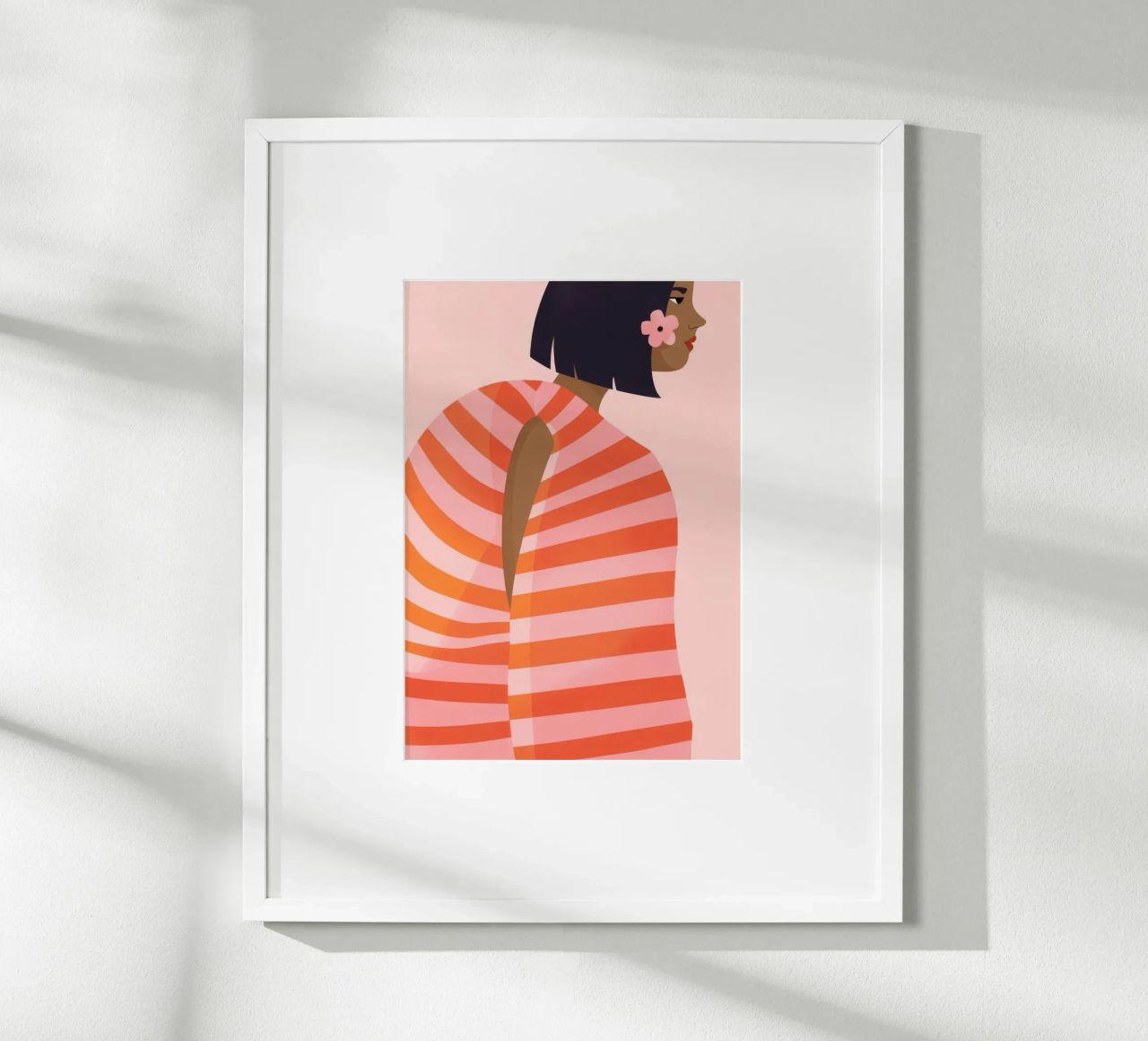 Camicia a righe sul retro carta hahnemühle da Emery Kate