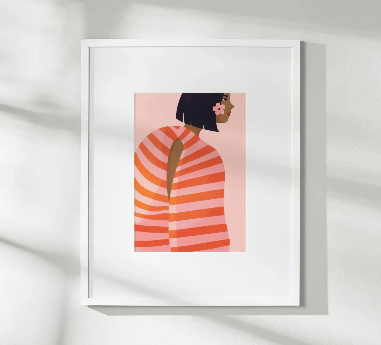 Camicia a righe sul retro poster da Emery Kate