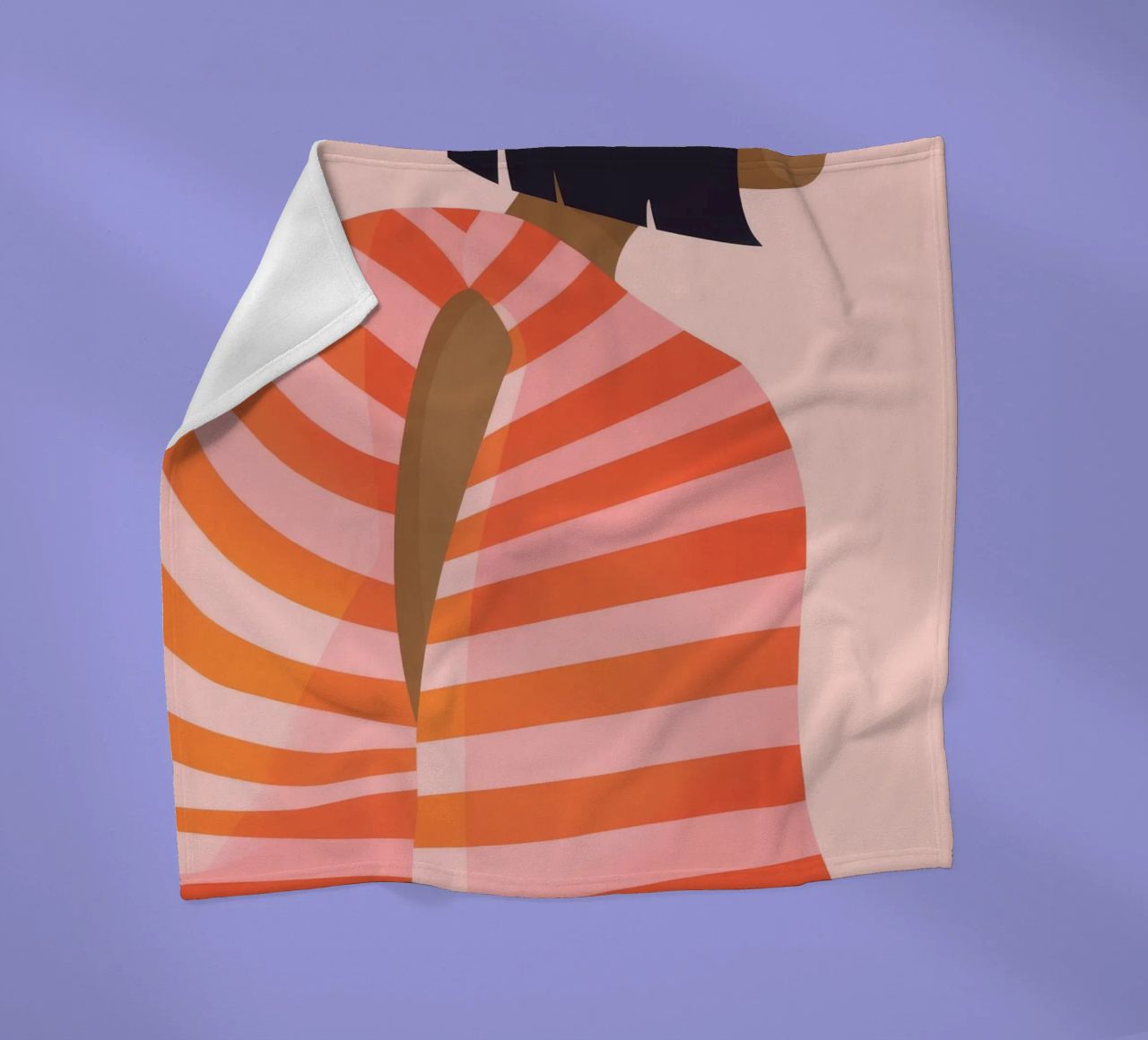 Camicia a righe sul retro coperta in pile da Emery Kate