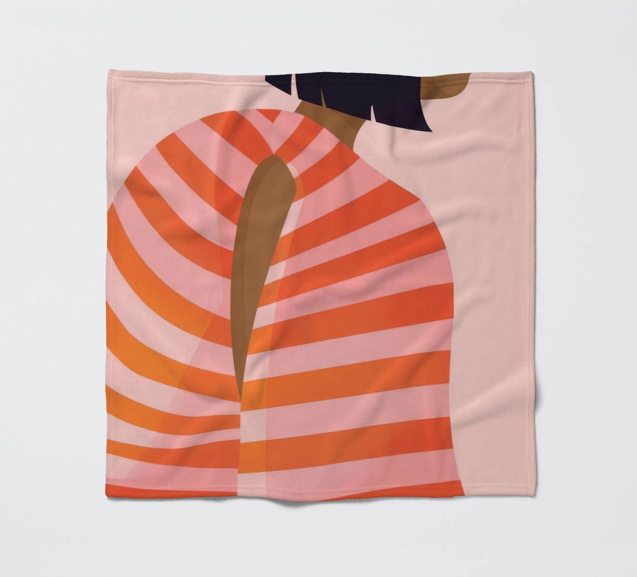 Camicia a righe sul retro coperta in pile da Emery Kate