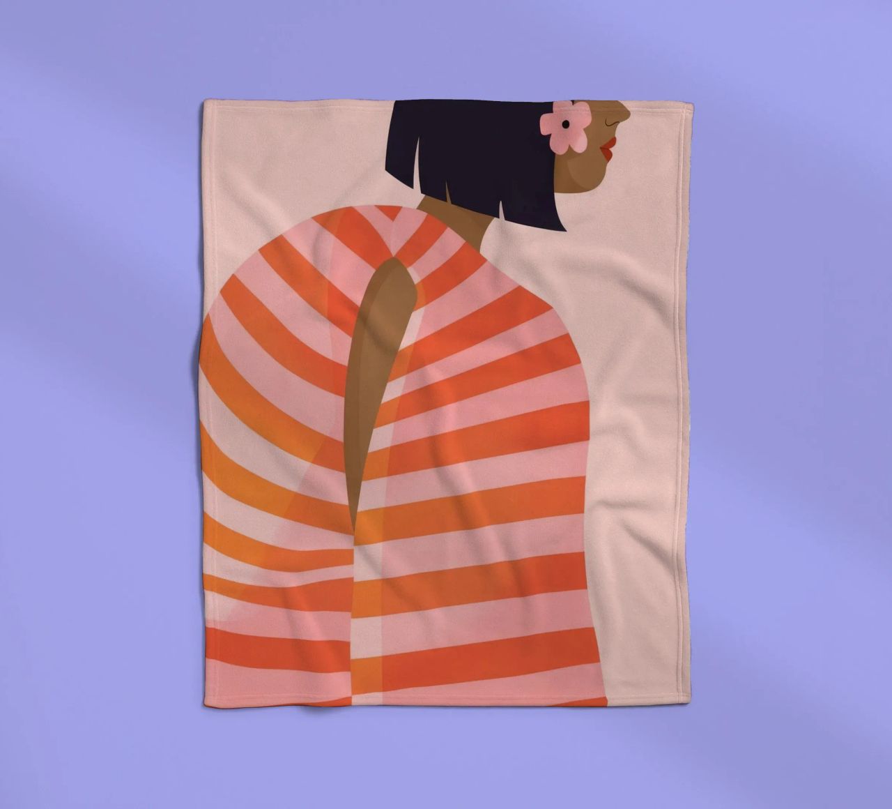 Camicia a righe sul retro coperta in pile da Emery Kate