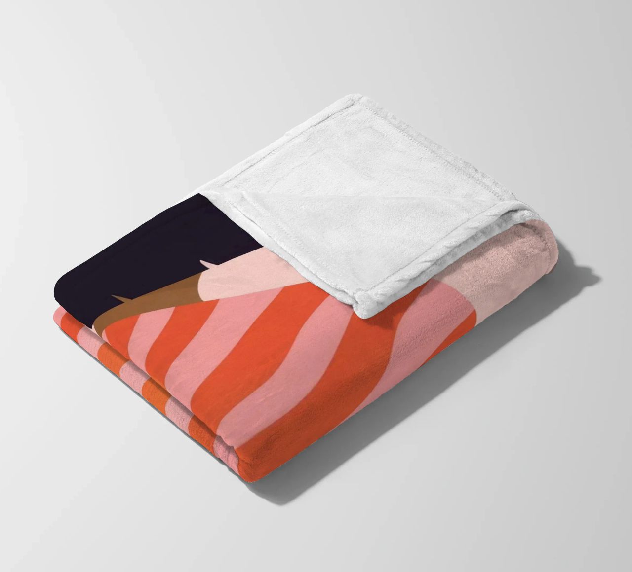 Camicia a righe sul retro coperta in pile da Emery Kate
