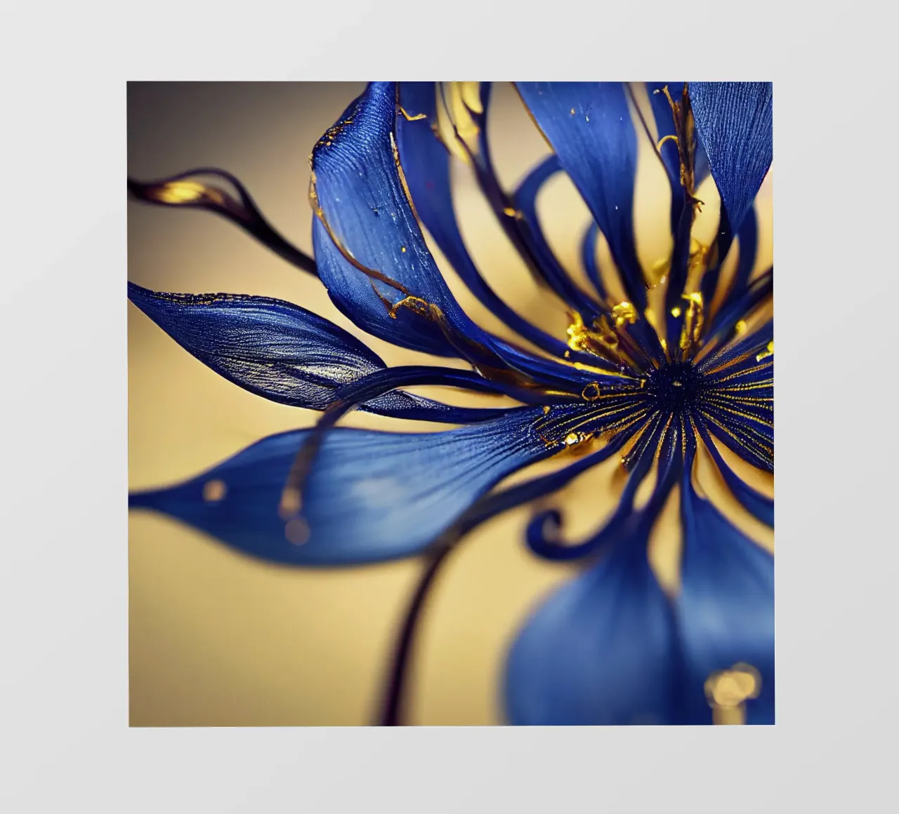 Macro fiore di stella azzurra pellicola backlit da Bold Blooms