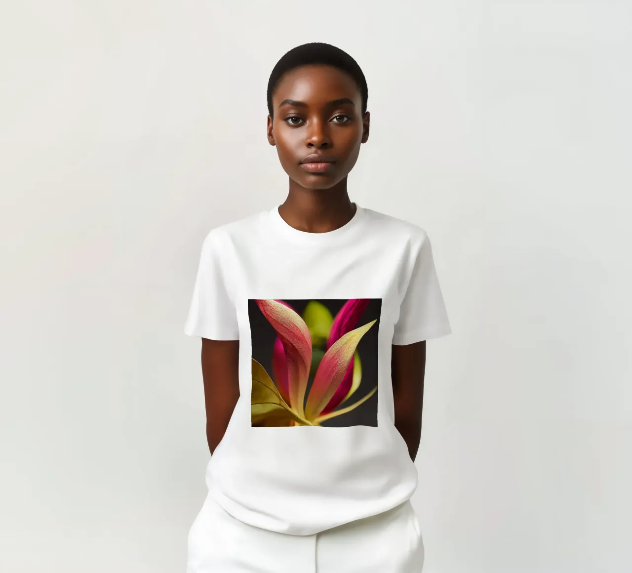 Macro Bougainvilea Flower t-shirt da Bold Blooms