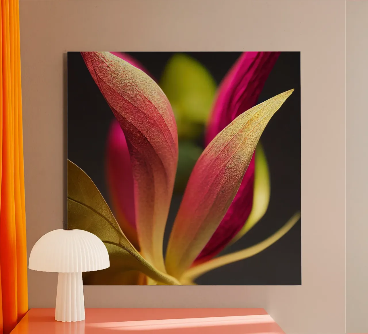 Macro Bougainvilea Flower alluminio dibond da Bold Blooms