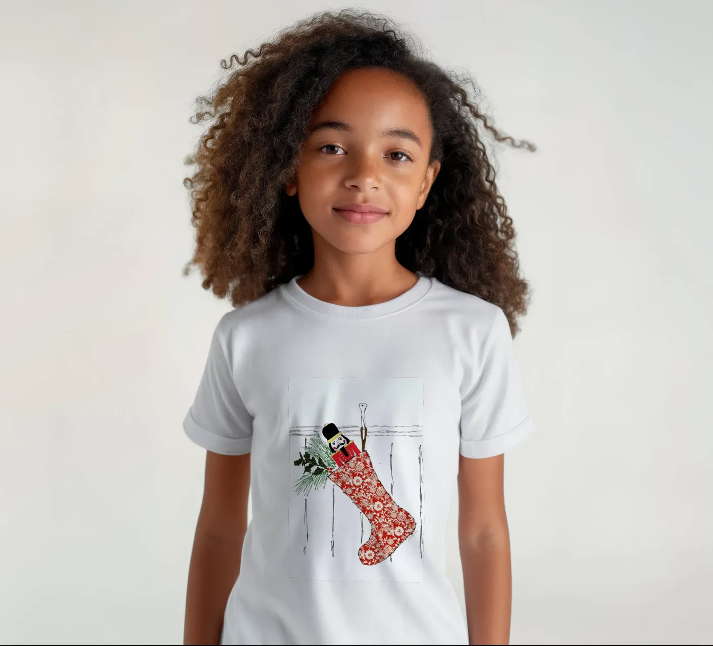 Stocking kinder t-shirt van Nathys_illustration