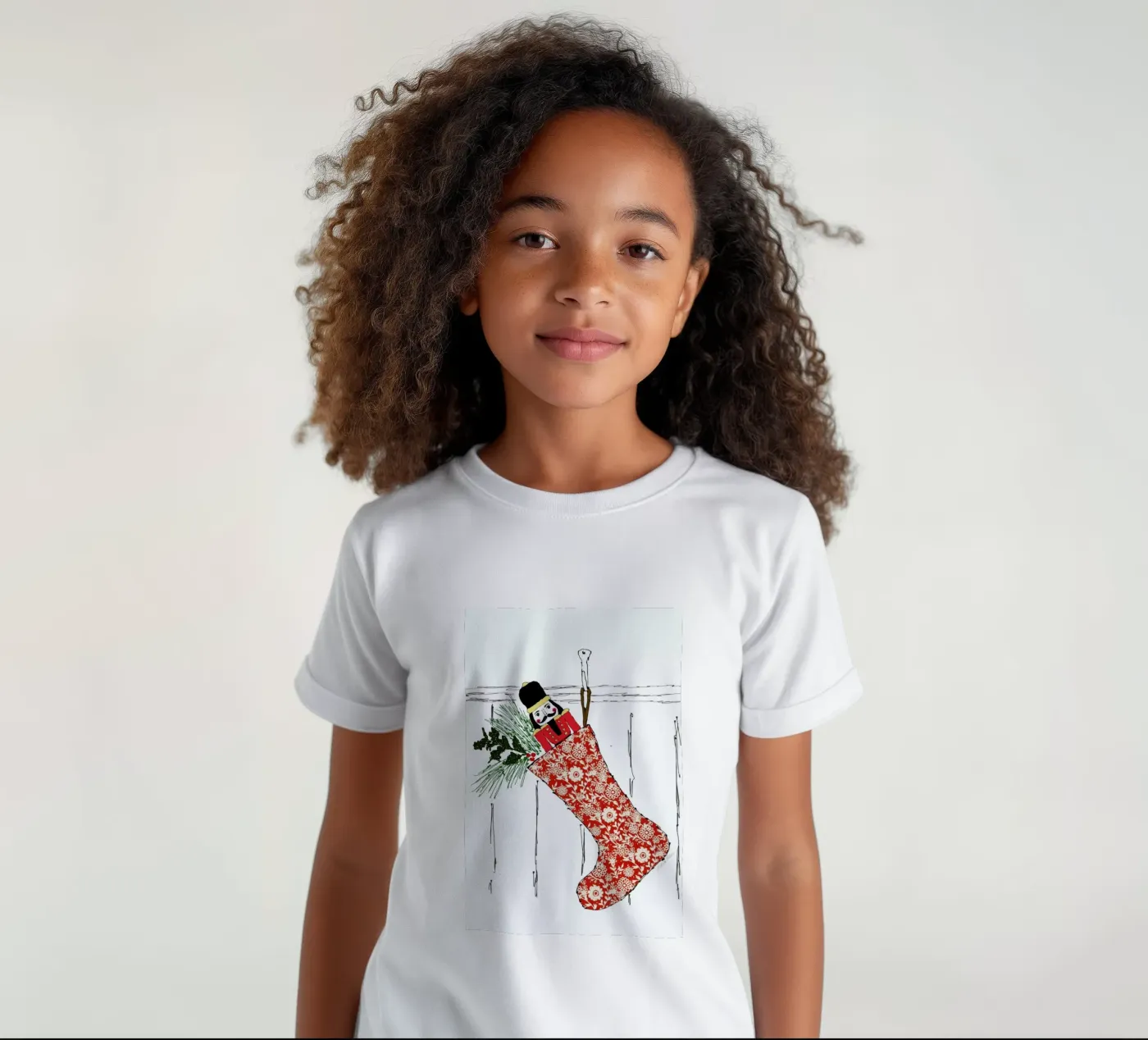 Stocking kinder t-shirt van Nathys_illustration