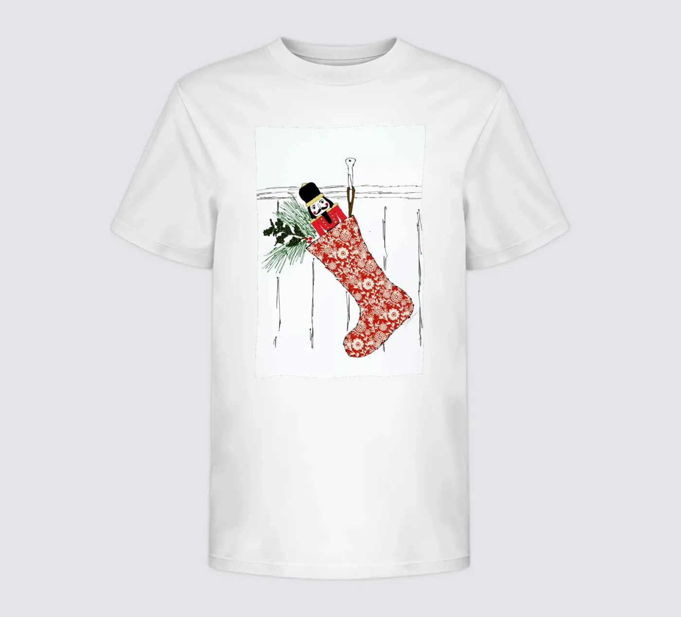 Stocking kinder t-shirt van Nathys_illustration