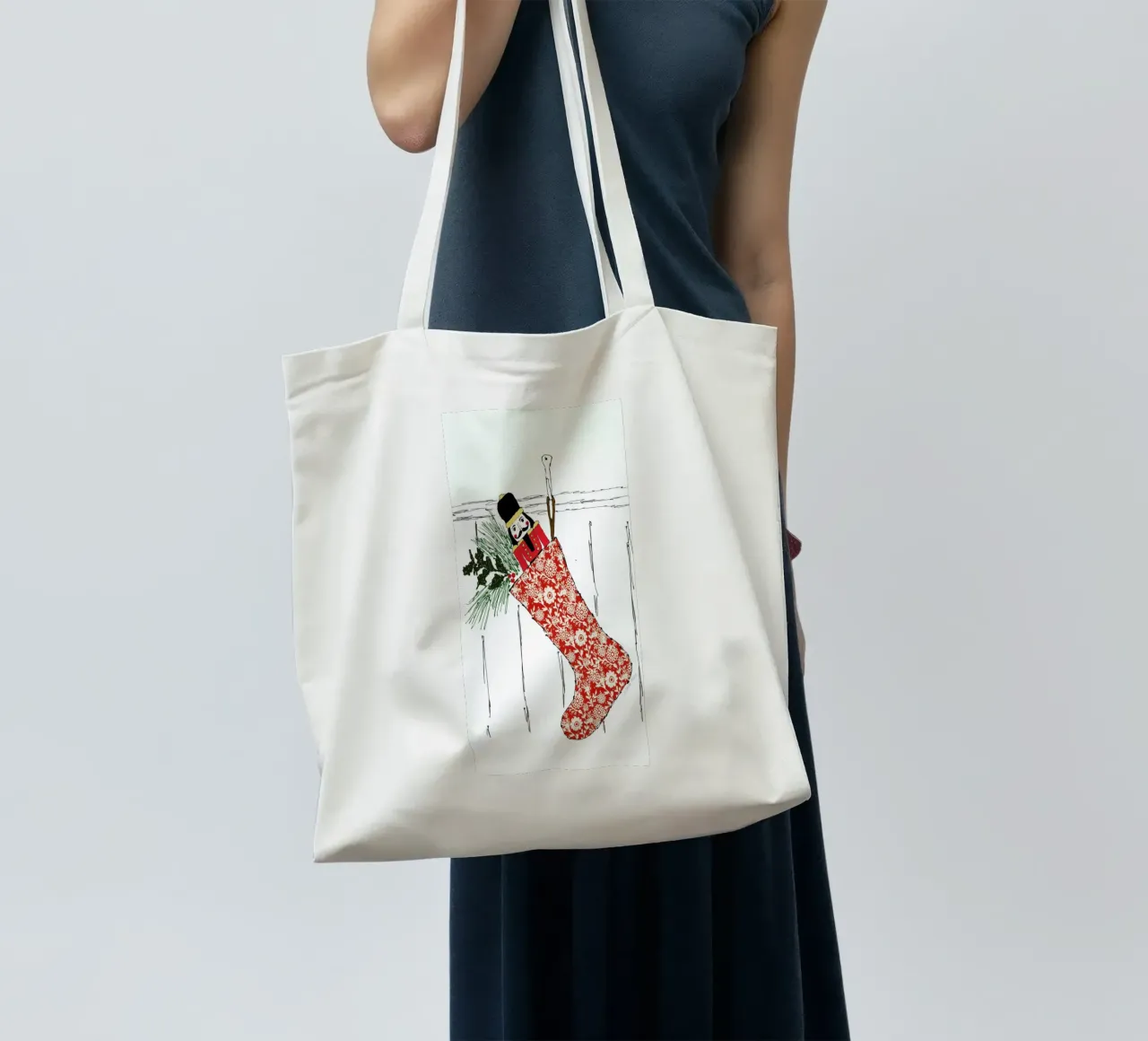 Stocking tote bag by Nathys_illustration
