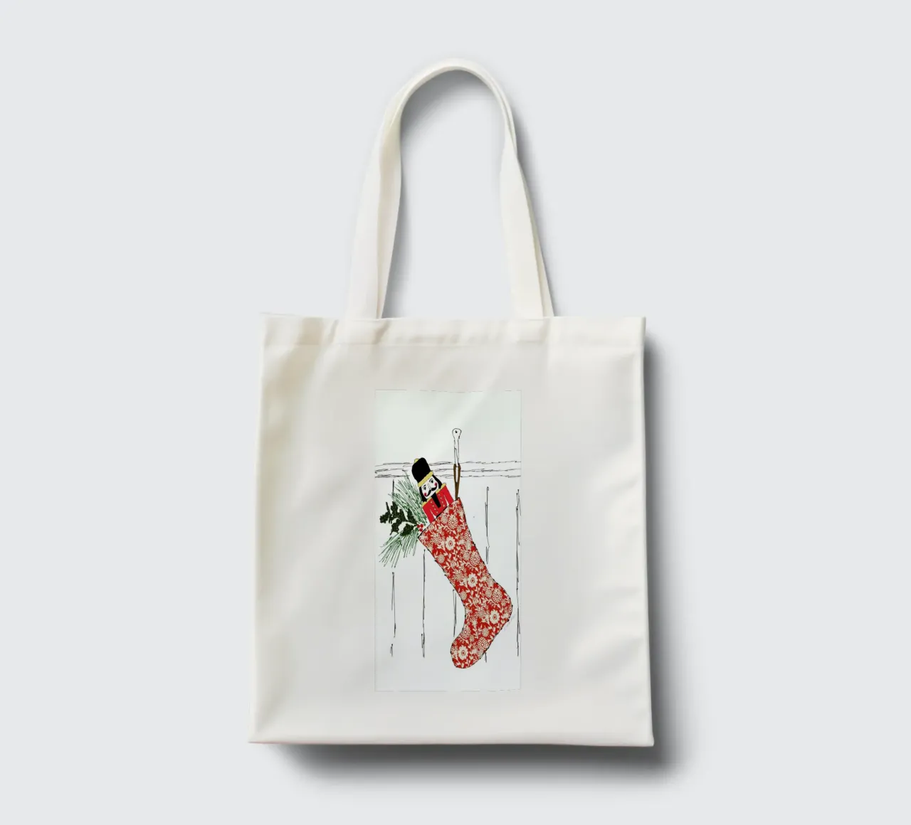 Stocking tote bag by Nathys_illustration