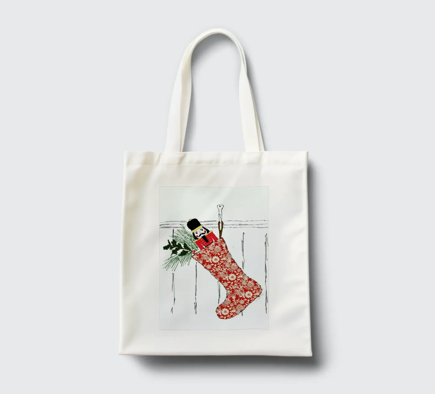 Stocking tote bag by Nathys_illustration