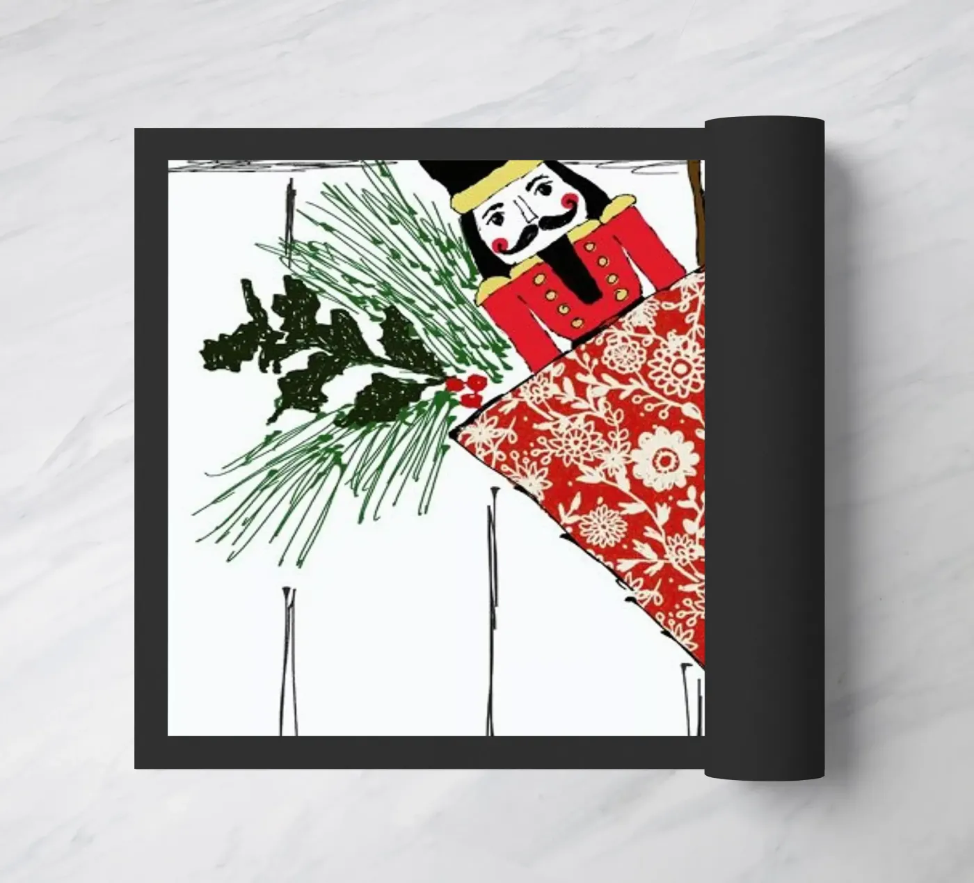 Stocking deurmat van Nathys_illustration