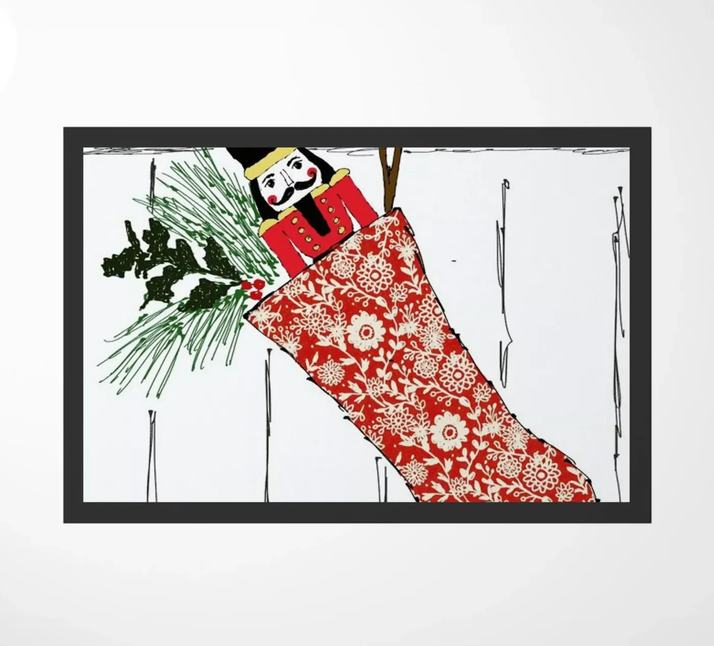 Stocking paillasson de Nathys_illustration