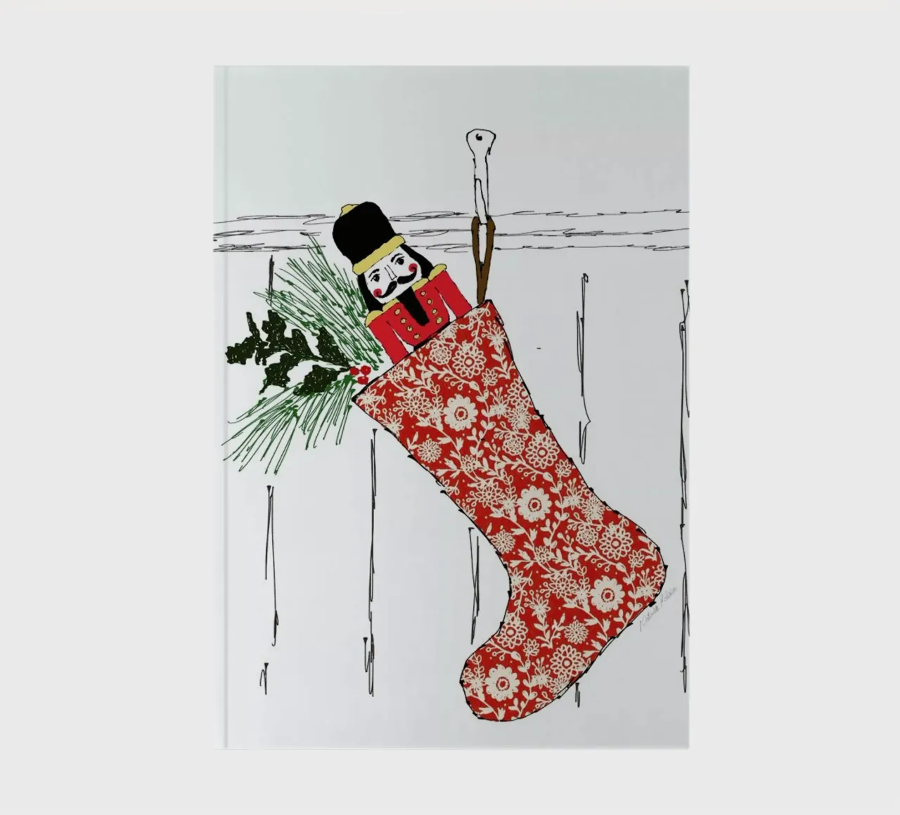 Stocking notebook by Nathys_illustration