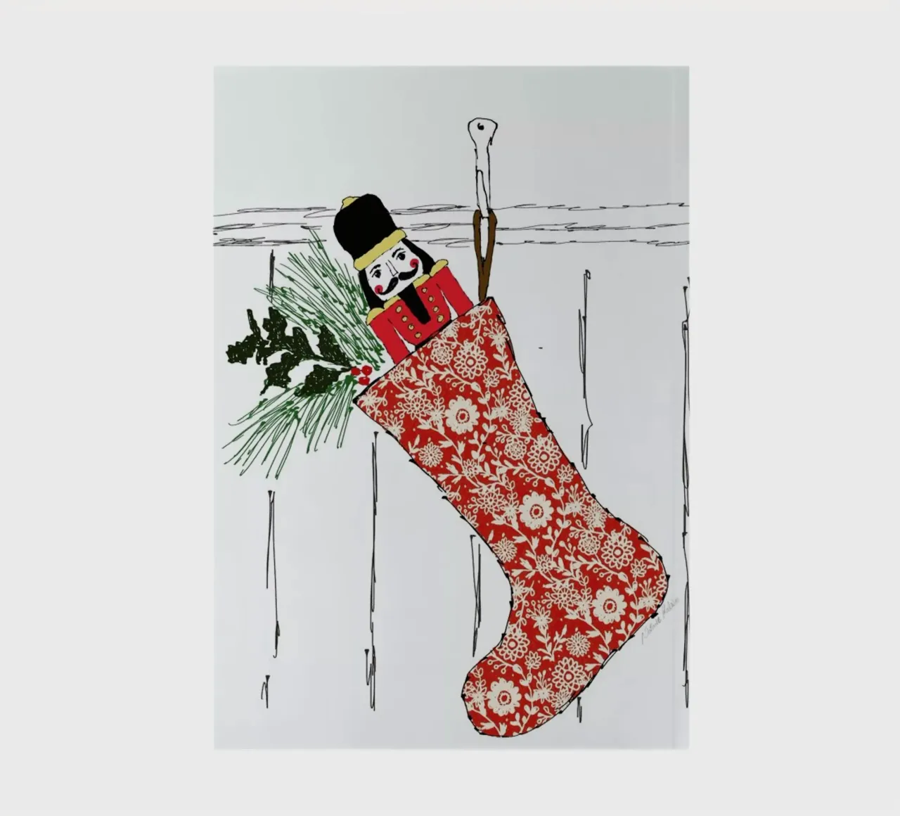 Stocking notebook by Nathys_illustration