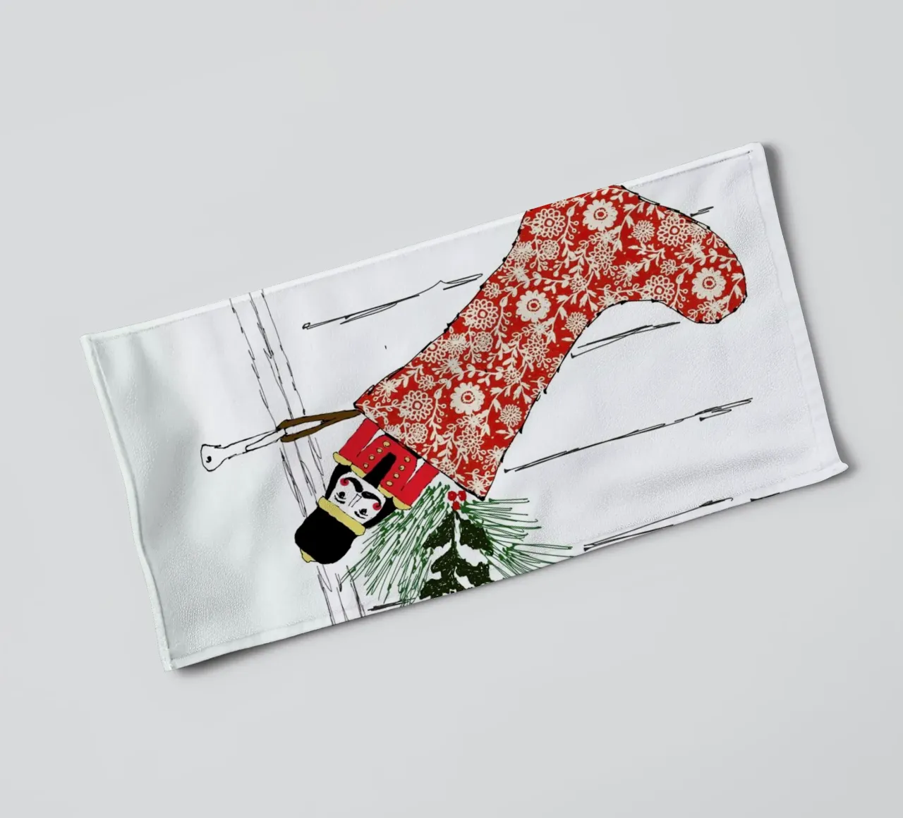 Stocking towel by Nathys_illustration