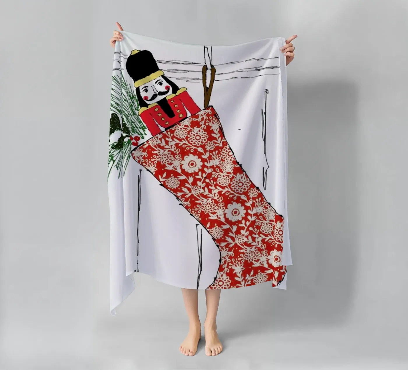Stocking serviette de plage de Nathys_illustration