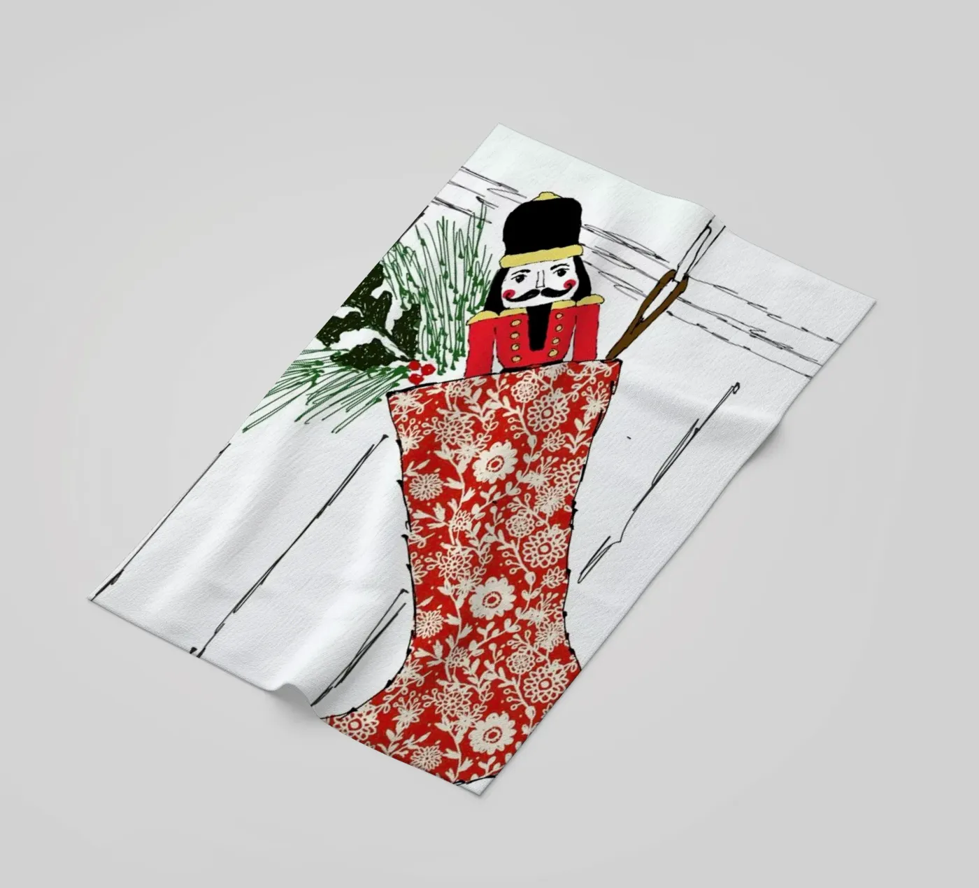 Stocking strandhanddoek van Nathys_illustration