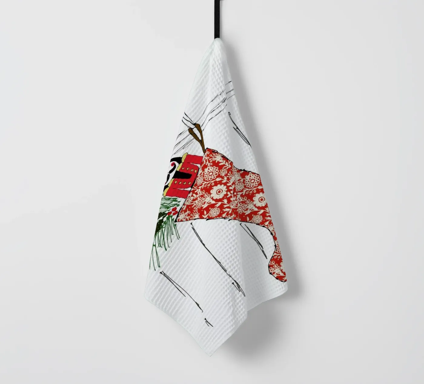 Stocking Geschirrtuch von Nathys_illustration