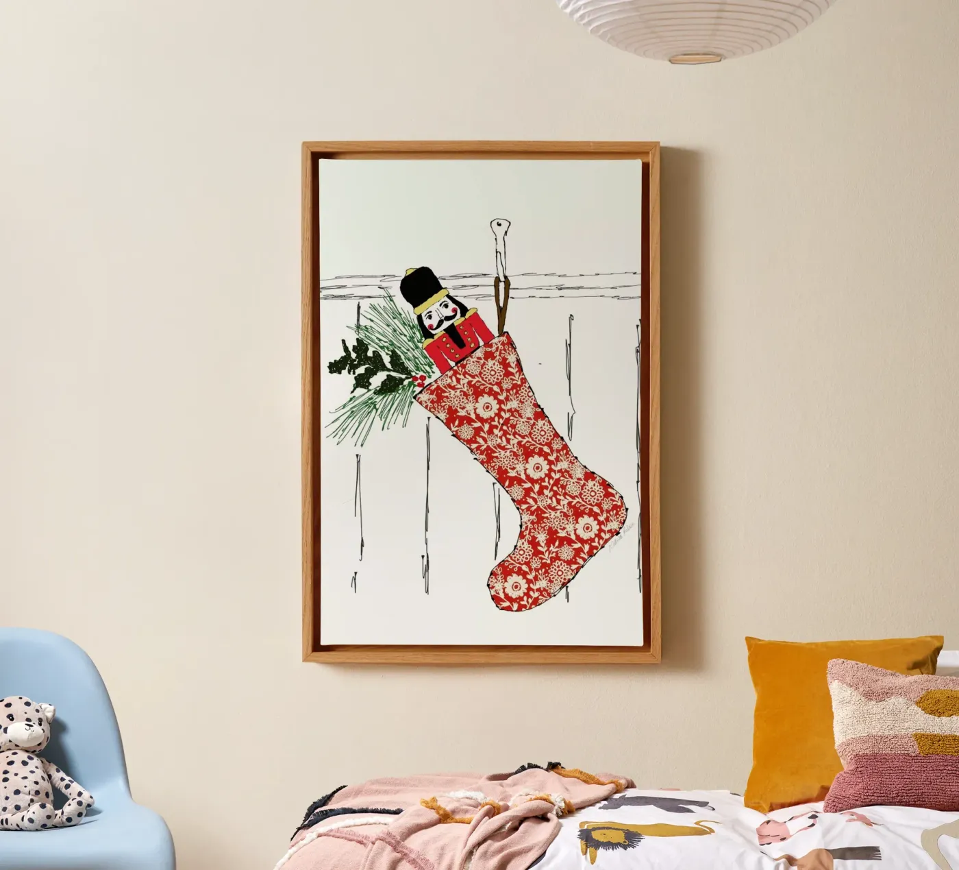 Stocking canvas by Nathys_illustration