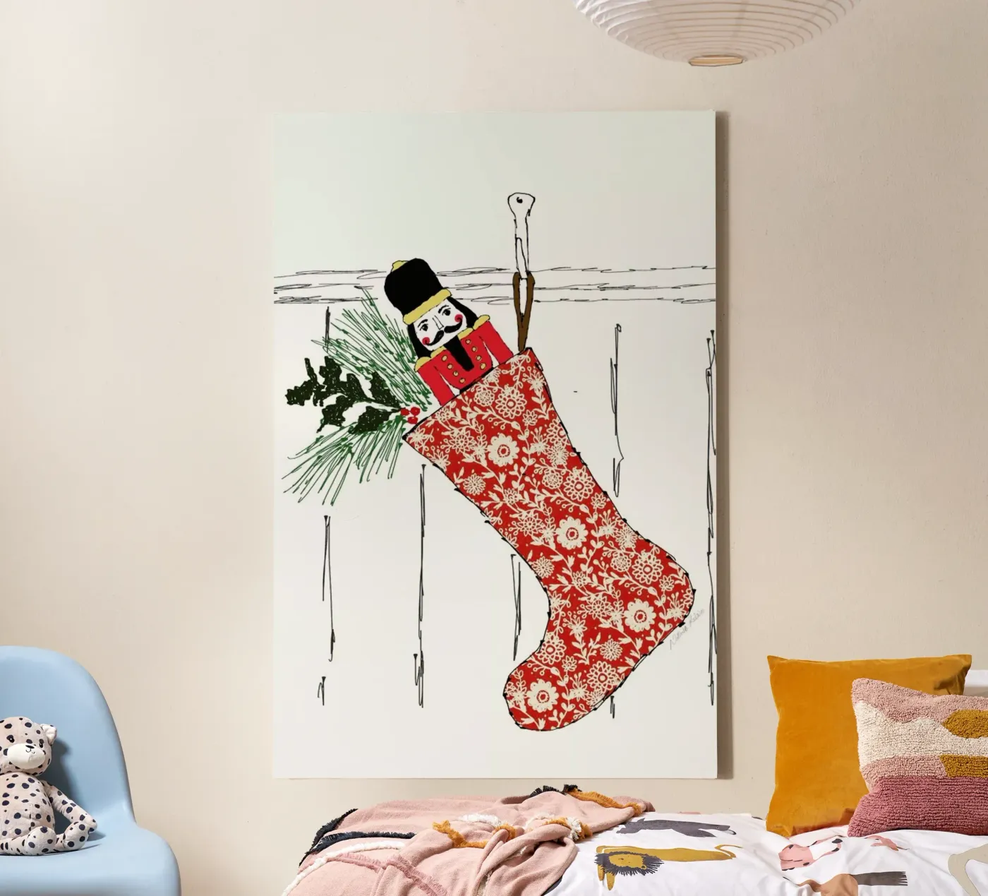 Stocking canvas by Nathys_illustration