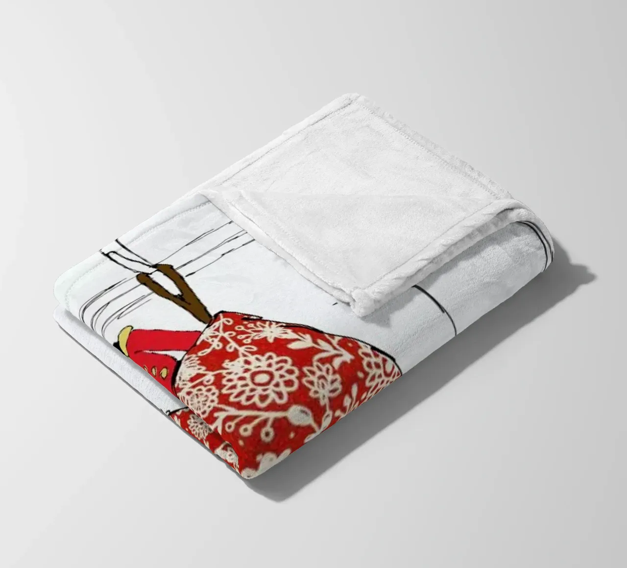 Stocking plaid polaire de Nathys_illustration