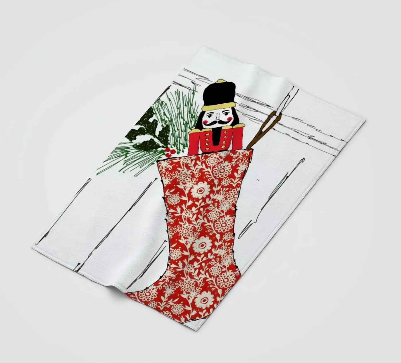 Stocking fleecedeken van Nathys_illustration