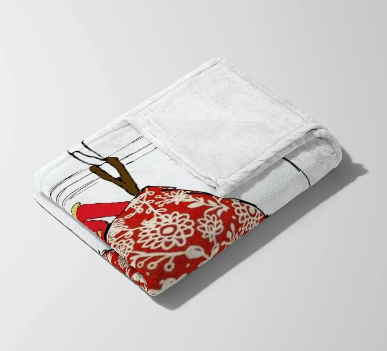 Stocking plaid polaire de Nathys_illustration