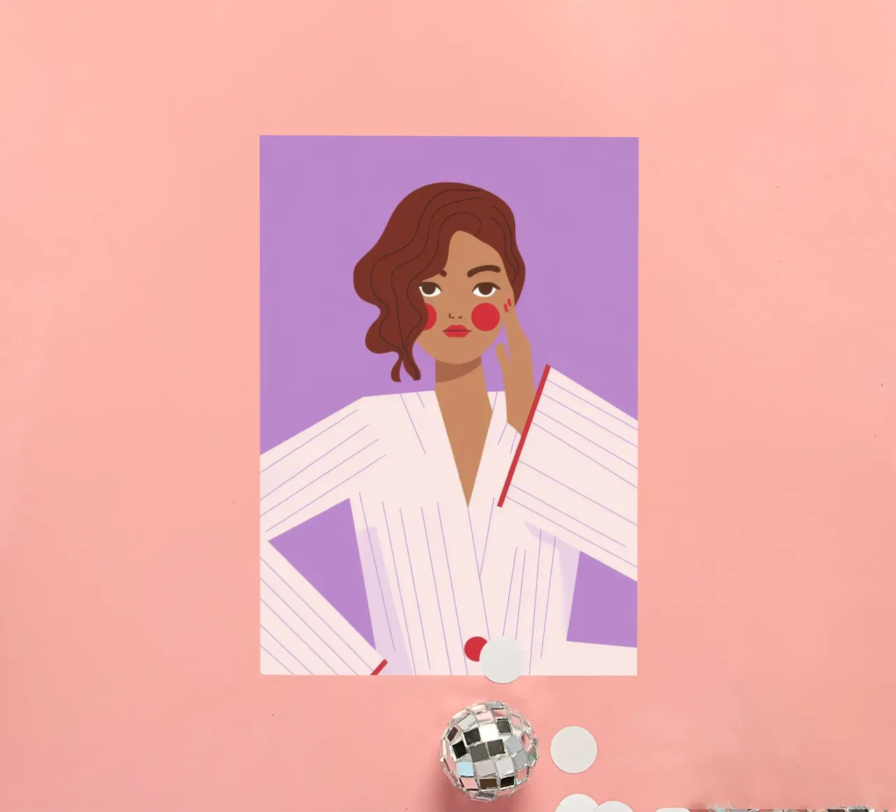 Confident Pose sticker by Emery Kate