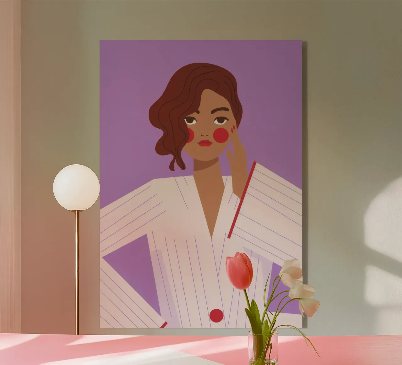 Confident Pose acrylic glass by Emery Kate