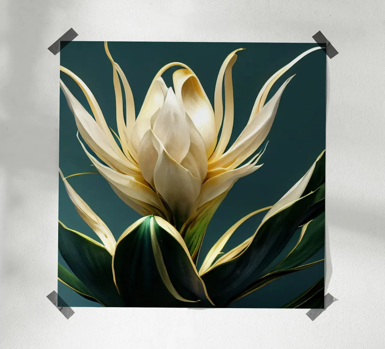 Fiore Macro Brahma Kamal carta hahnemühle da Bold Blooms