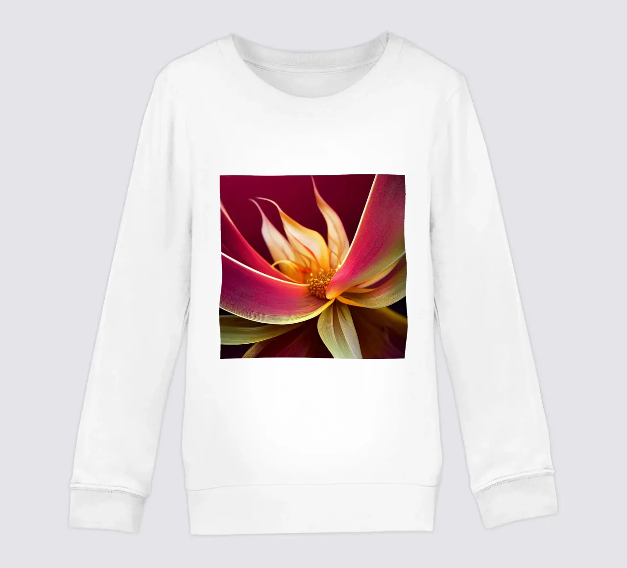Fiore Macro Brahma Kamal felpa bambino da Bold Blooms