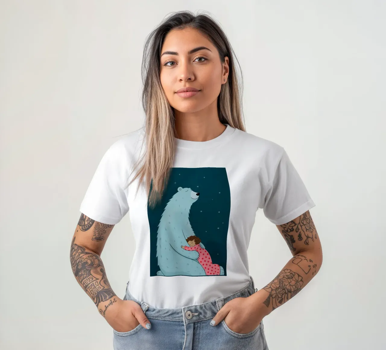 Notte degli abbracci con gli orsi t-shirt da Emery Kate