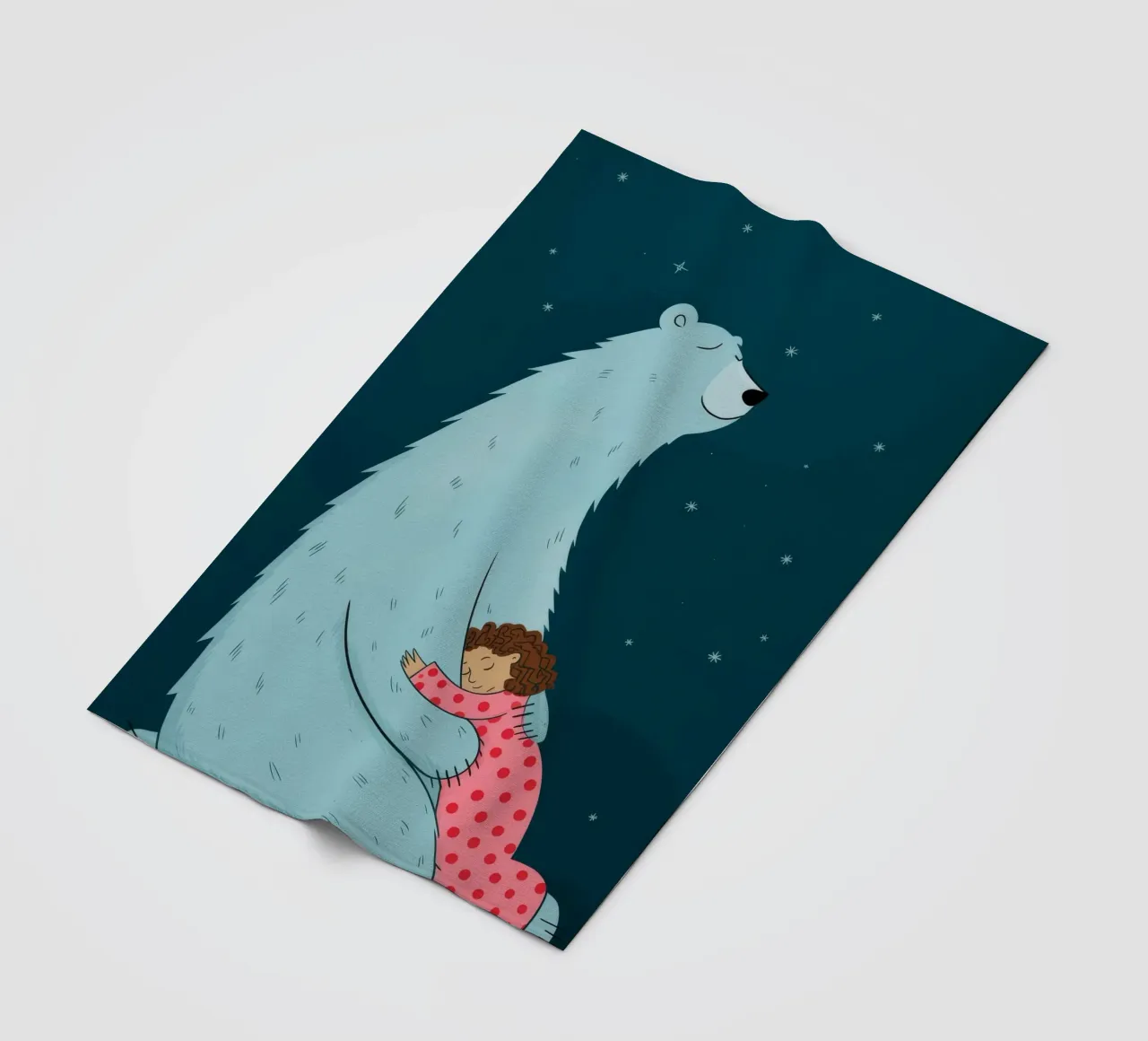 Notte degli abbracci con gli orsi coperta in pile da Emery Kate