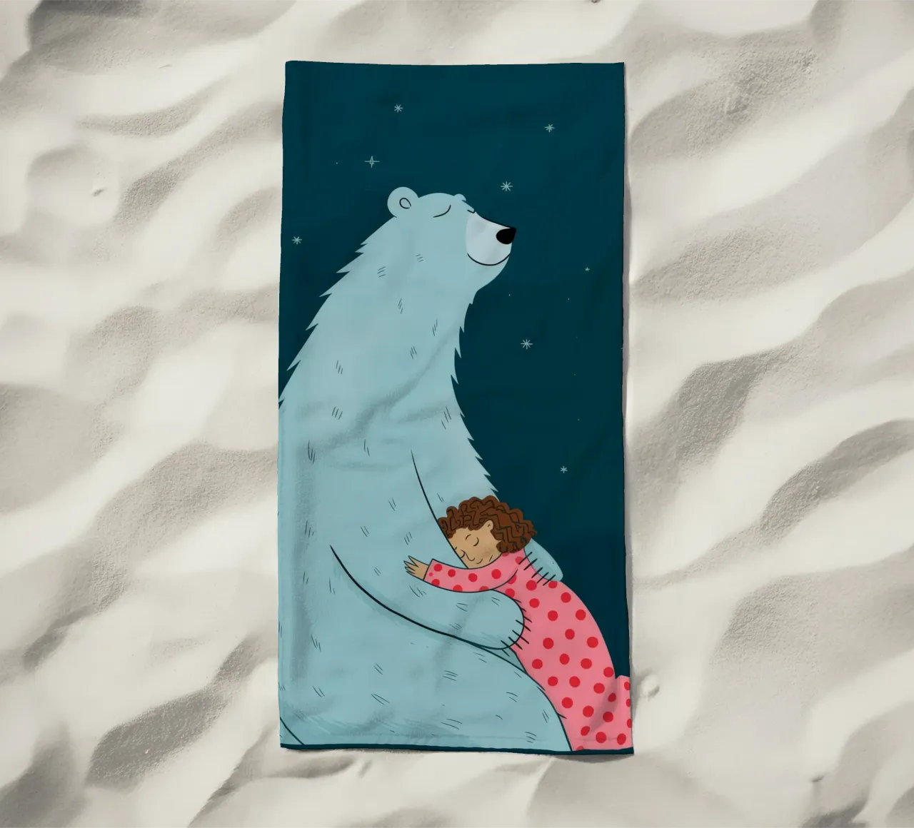 Notte degli abbracci con gli orsi telo mare da Emery Kate
