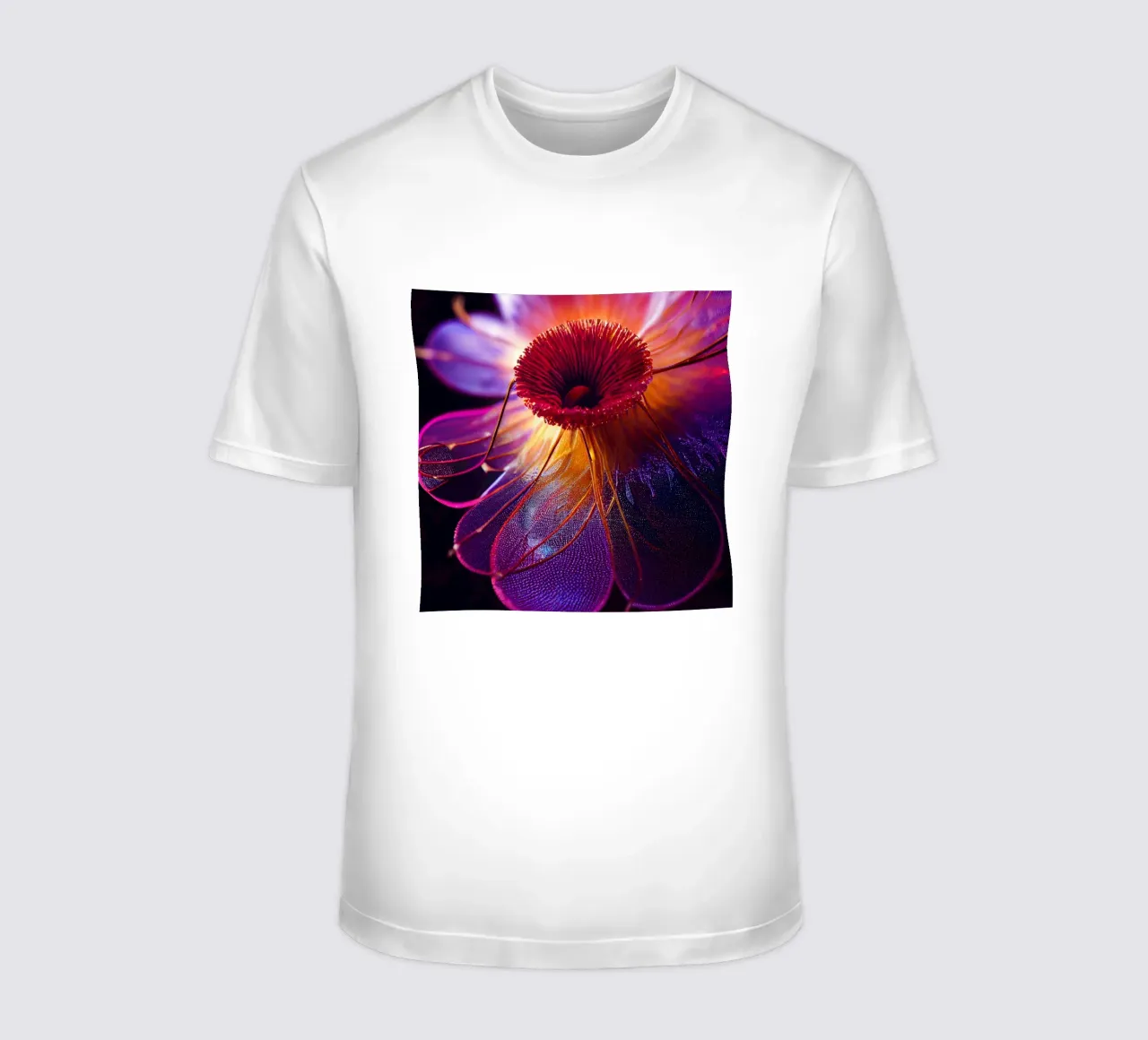 Macro fiore di drosera di Burmann t-shirt da Bold Blooms