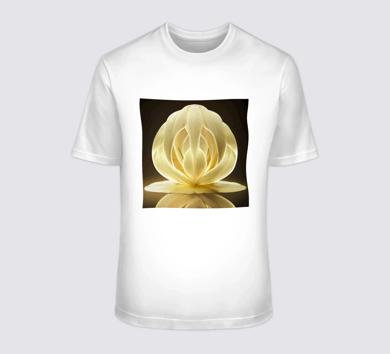 Macro bava di malva t-shirt da Bold Blooms