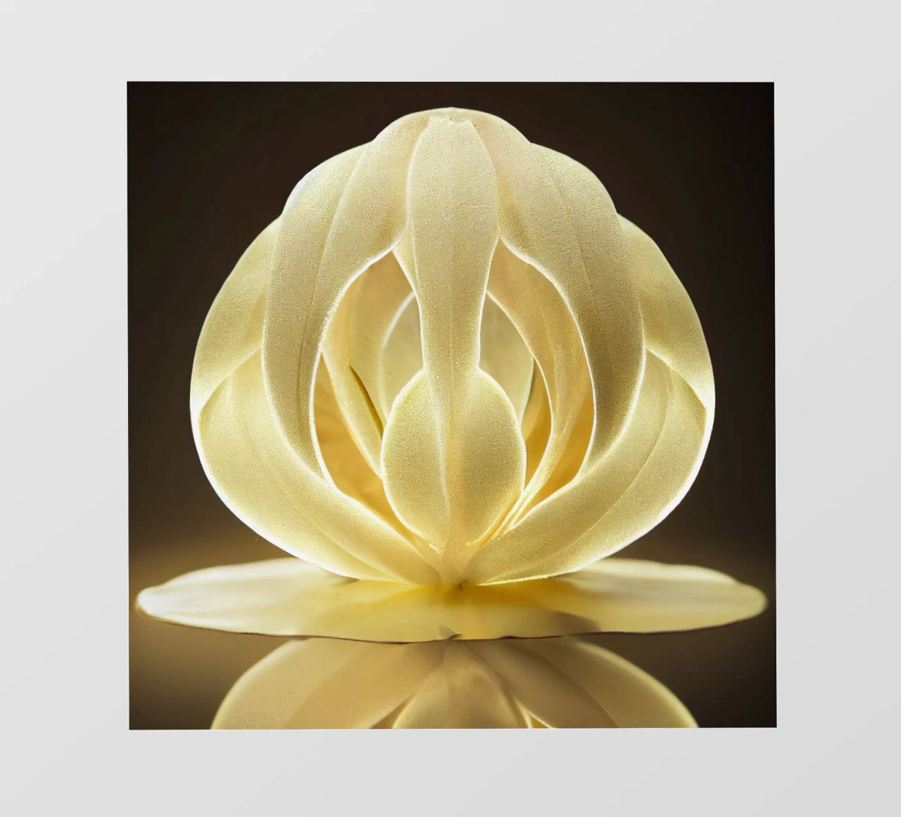 Macro bava di malva telo in pvc da Bold Blooms